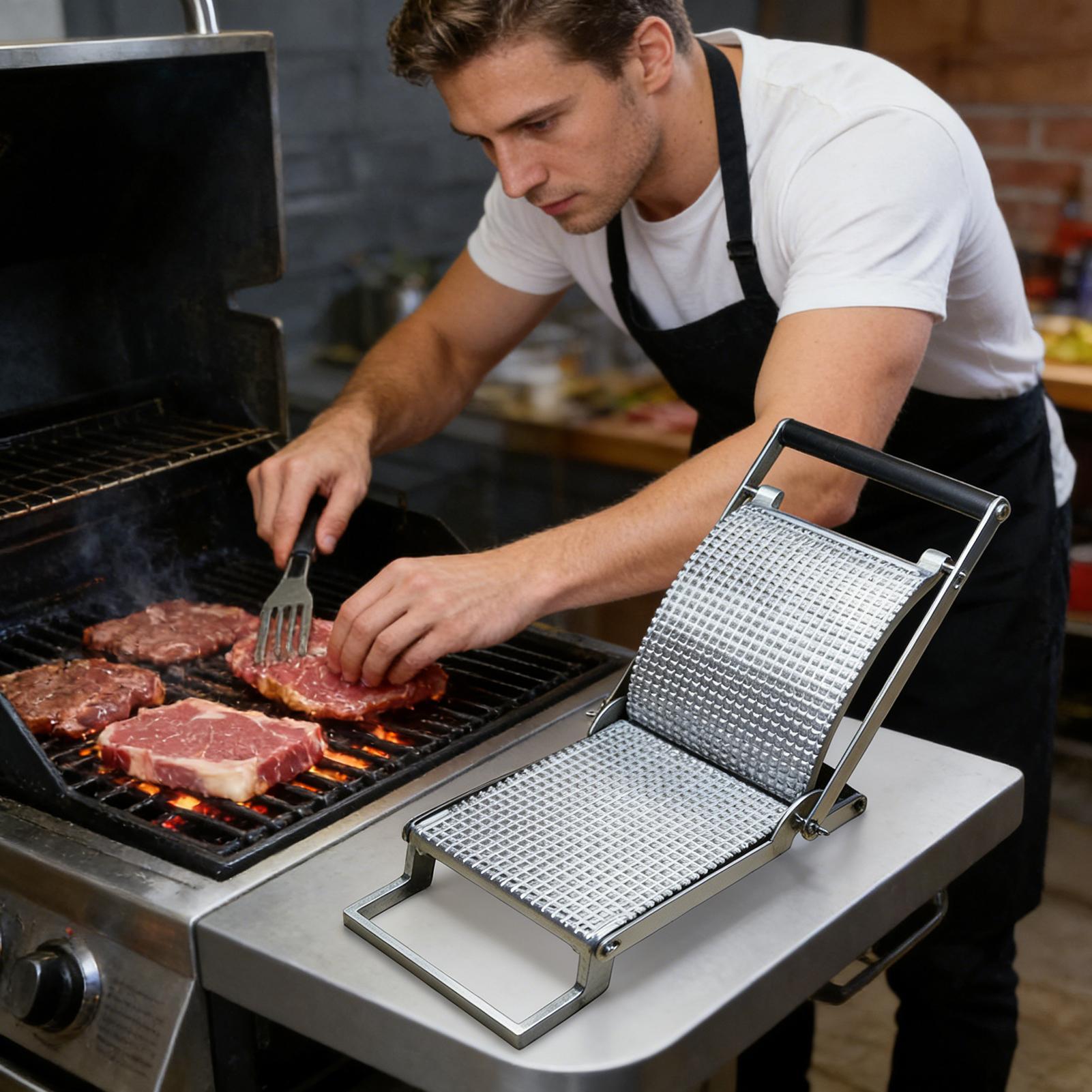 Meal Prep Manual - Meat Tenderizer Stainless Steel Manual Kitchen
