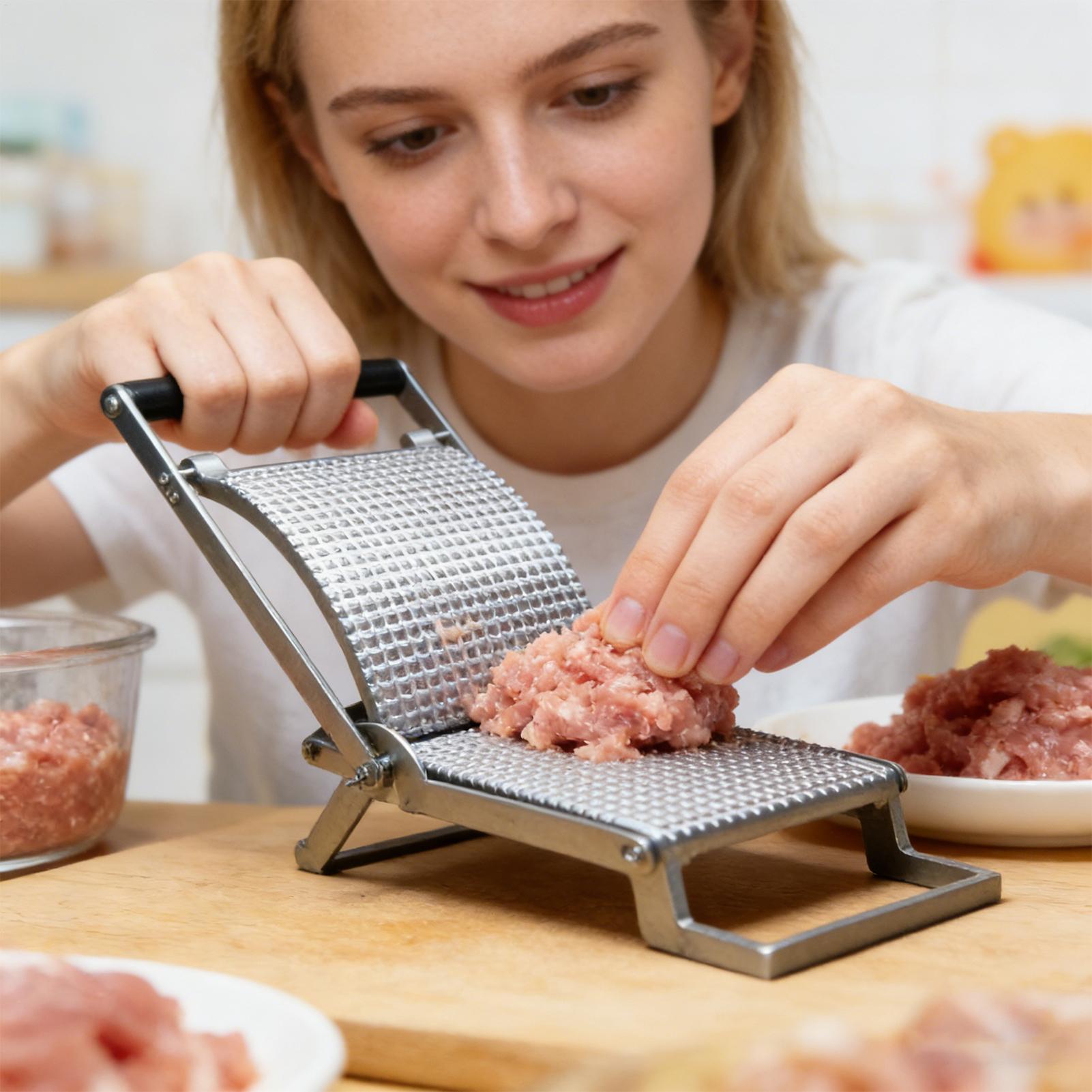 Meal Prep Manual - Meat Tenderizer Stainless Steel Manual Kitchen