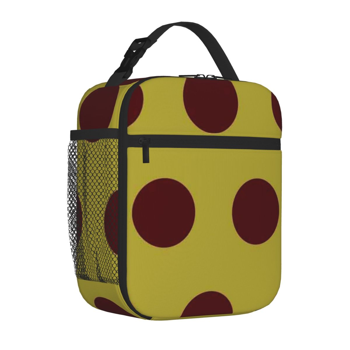 Meal Prep Yellow - Bestselling Yellow And Red Large Polka