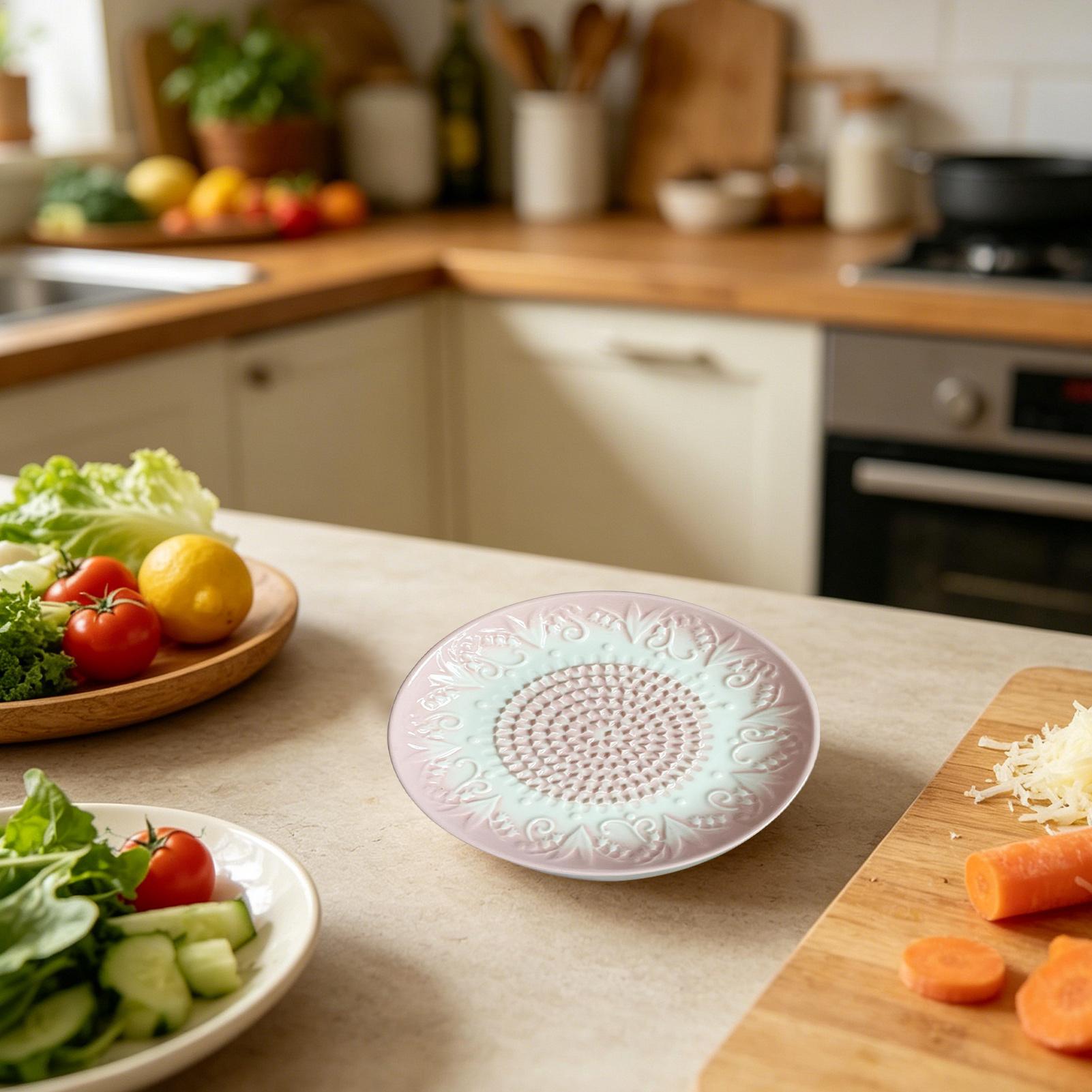 Ceramic Garlic Grater Plate Em - огляд і ціна Meal Prep Manual