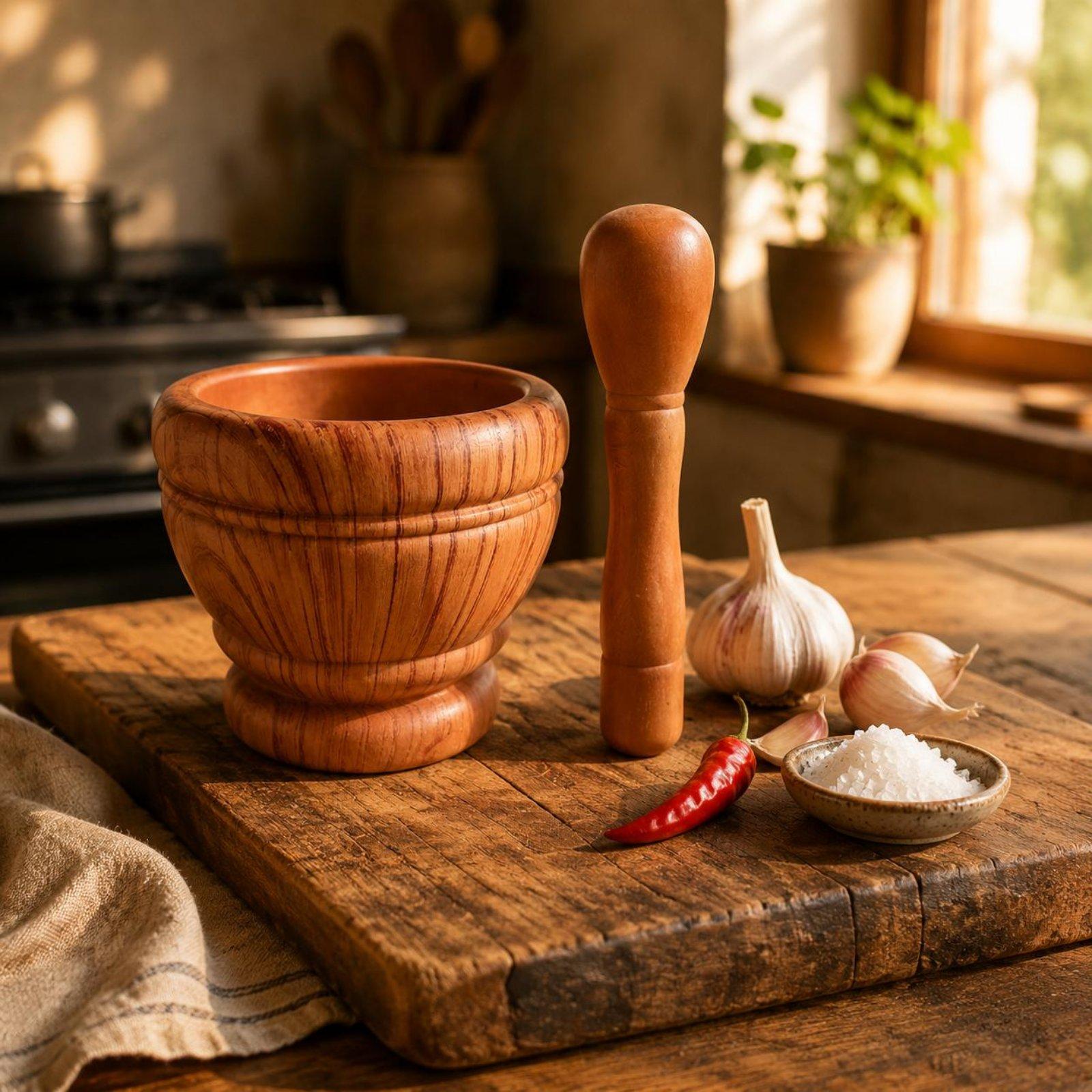 Garlic Press Kitchen Mortar PP - огляд і ціна Meal Prep Manual