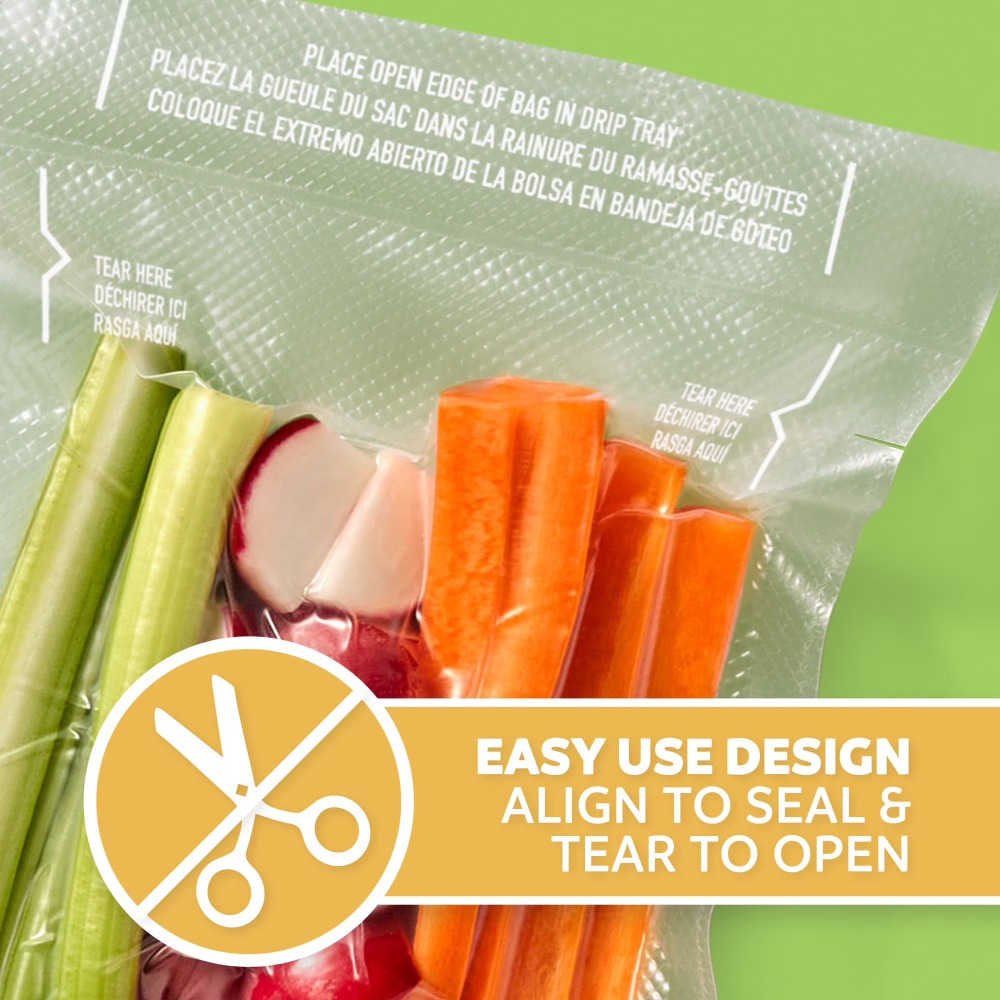 FoodSaver Pint Vacuum Seal Bag - огляд і ціна Meal Prep Vacuum Seal