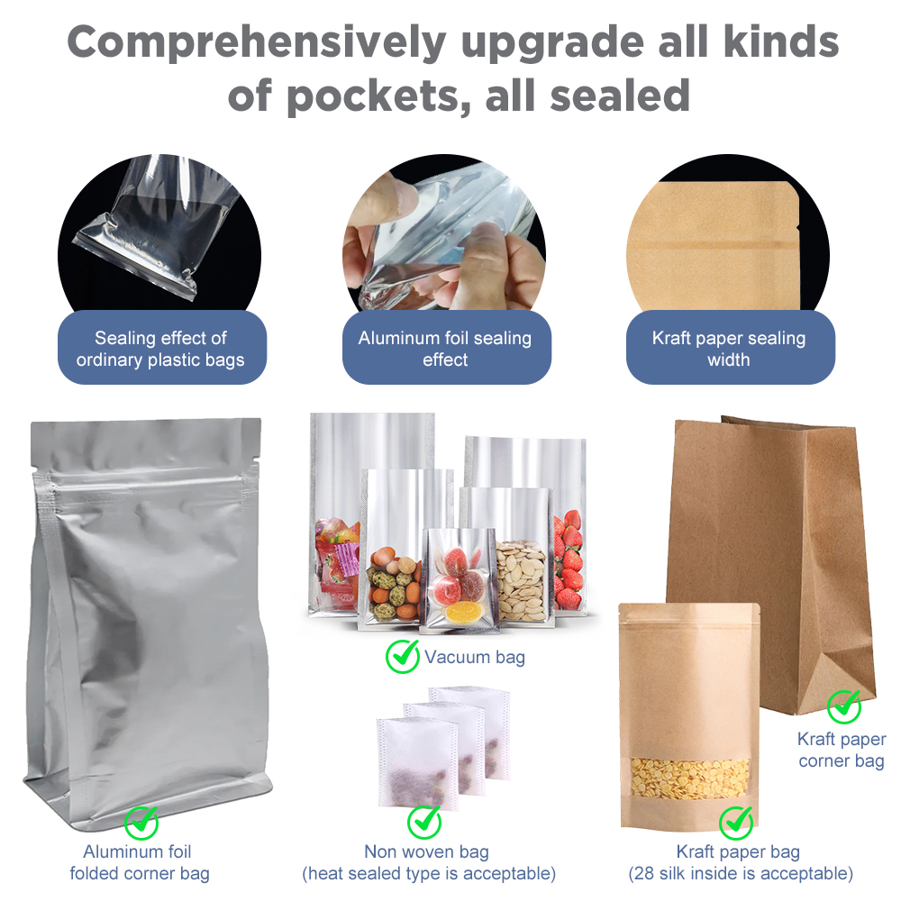 Impulse Sealer Machine Kitchen - огляд і ціна Meal Prep Vacuum Seal