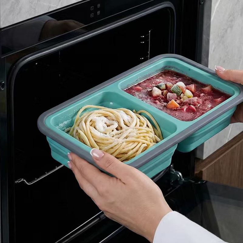 Silicone Freezer Tray with Lid - огляд і ціна Meal Prep Oven Safe Containers