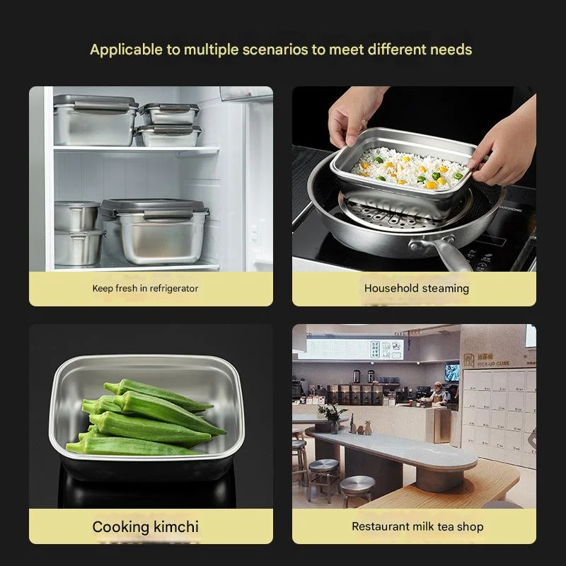 Stainless Steel Food Storage C - огляд і ціна Meal Prep Oven Safe Containers