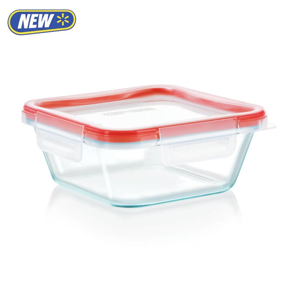 Freshlock 4-Cup Square Glass F - огляд і ціна Meal Prep Oven Safe Containers