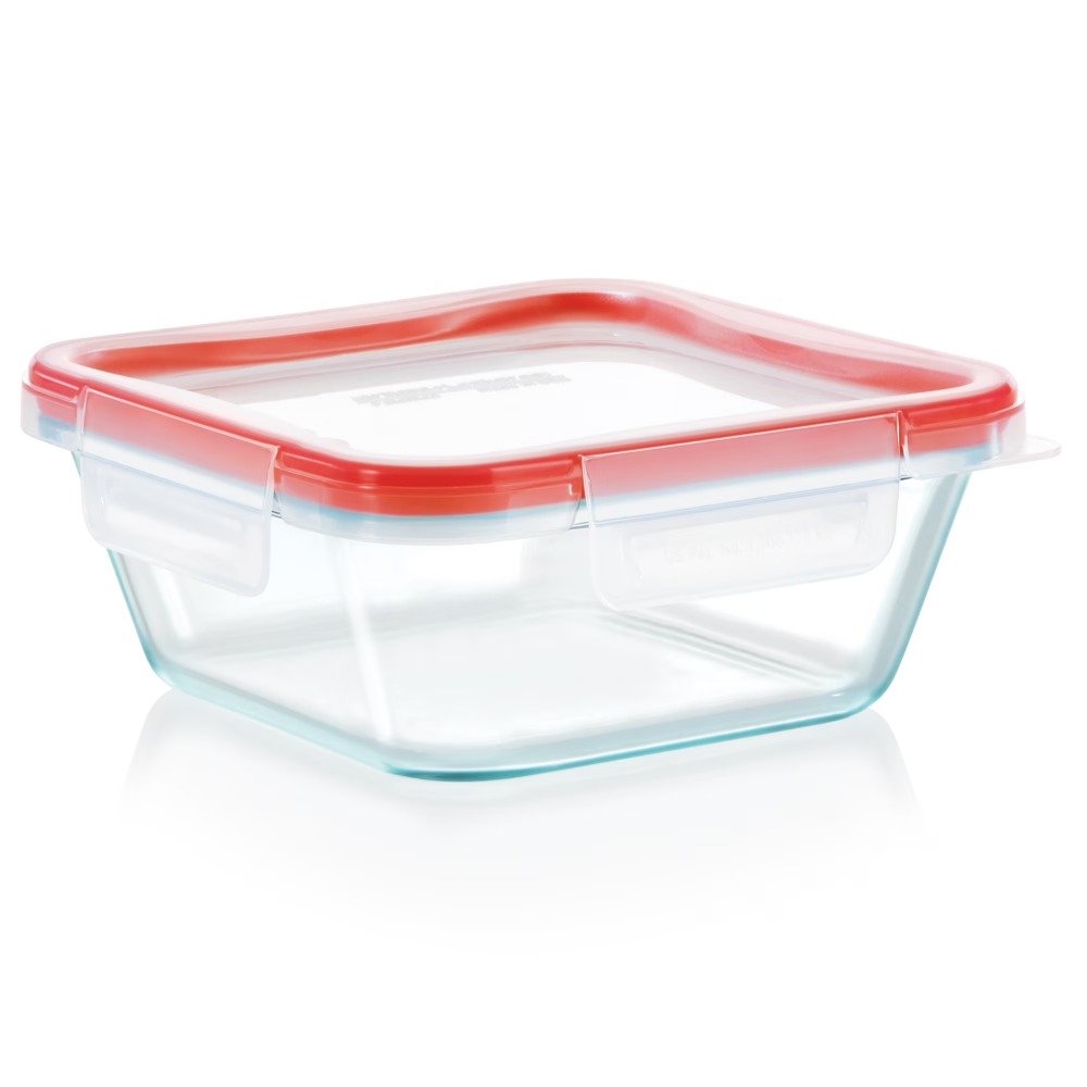Freshlock 4-Cup Square Glass F - огляд і ціна Meal Prep Oven Safe Containers