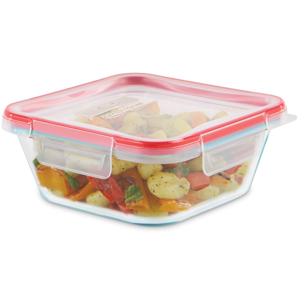 Freshlock 4-Cup Square Glass F - огляд і ціна Meal Prep Oven Safe Containers