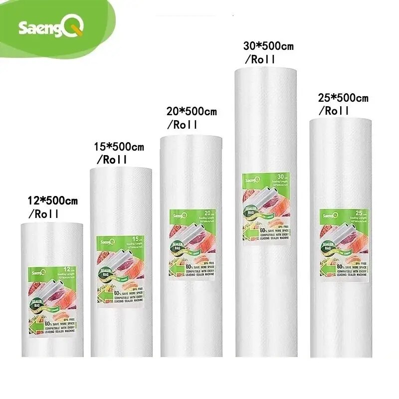 SaengQ Vacuum Bags for Food Va - огляд і ціна Meal Prep Vacuum Seal