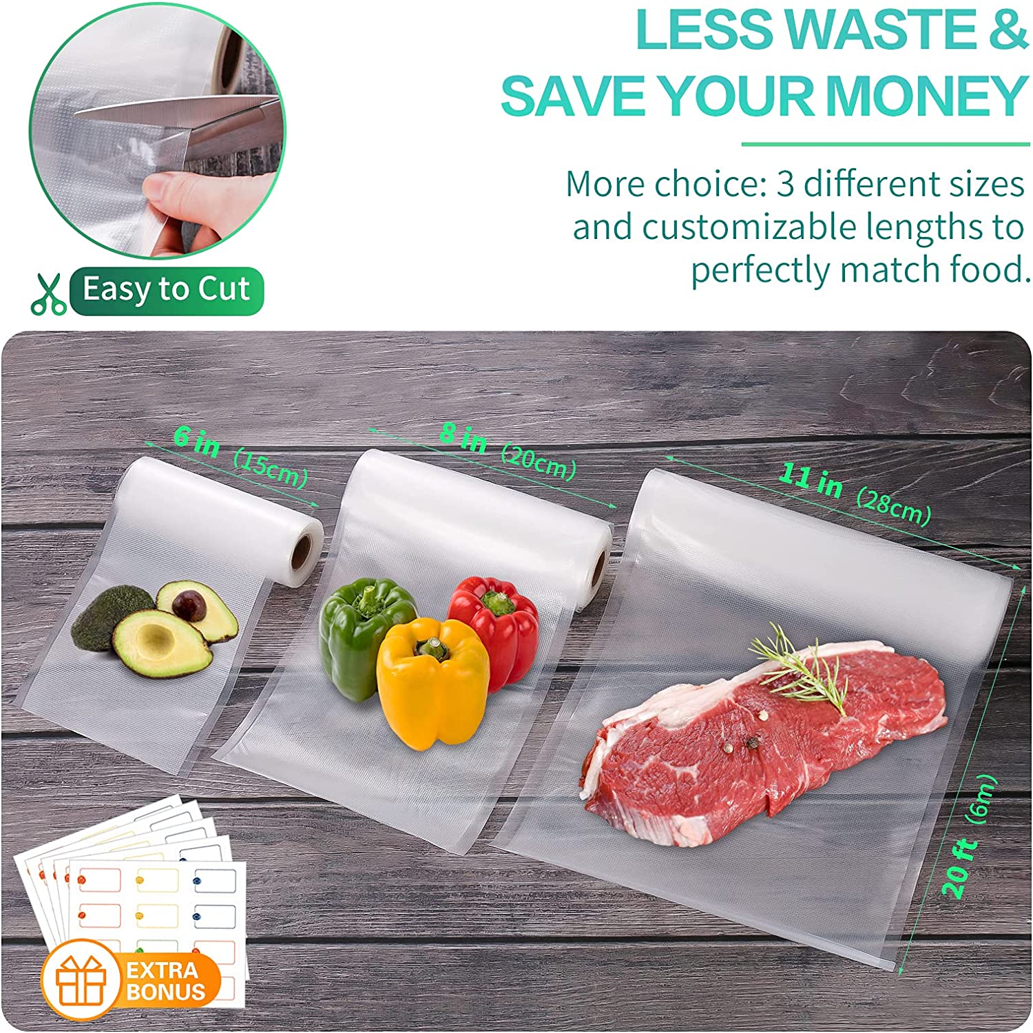 Kitchen Bags For Vacuum Food V - огляд і ціна Meal Prep Vacuum Seal
