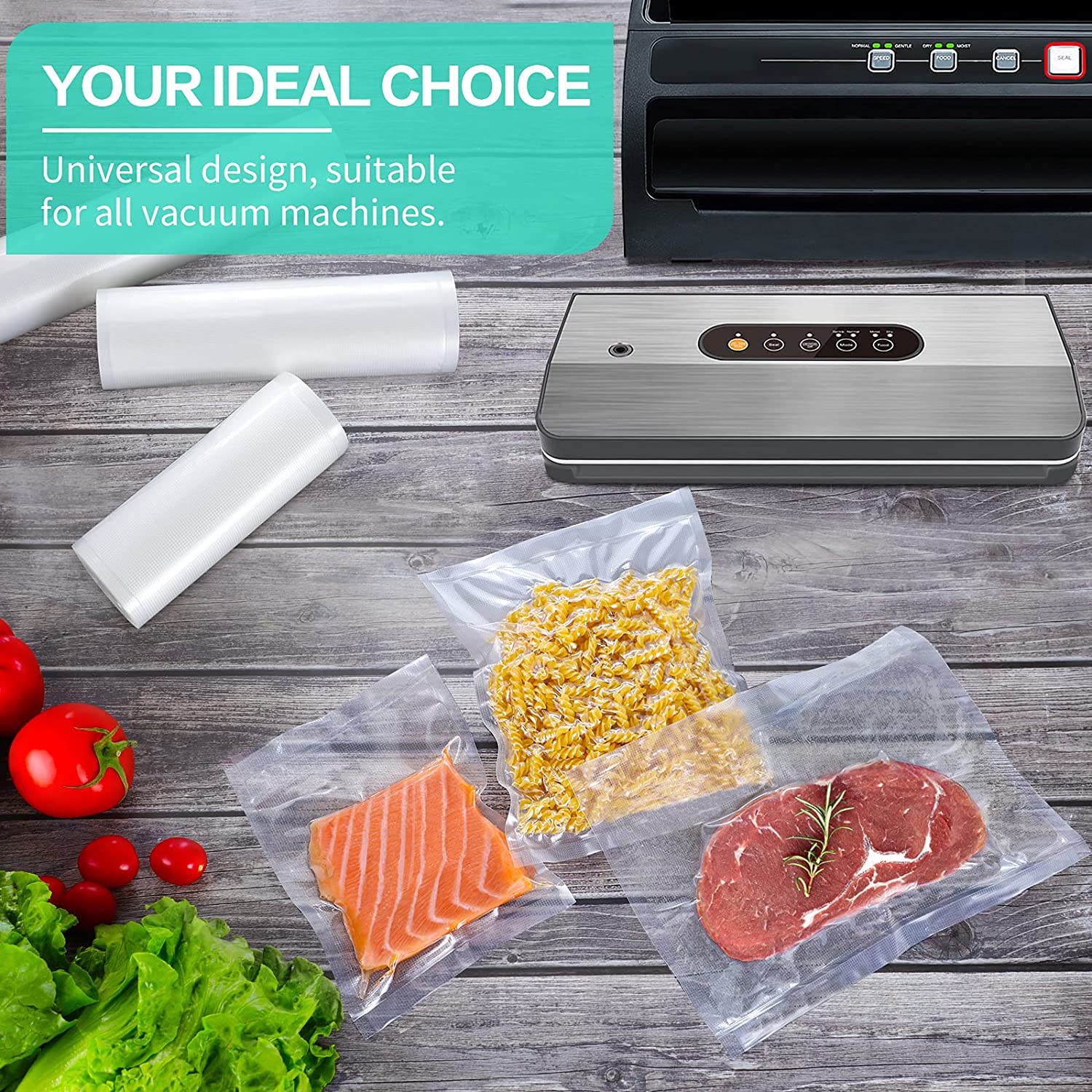Kitchen Bags For Vacuum Food V - огляд і ціна Meal Prep Vacuum Seal