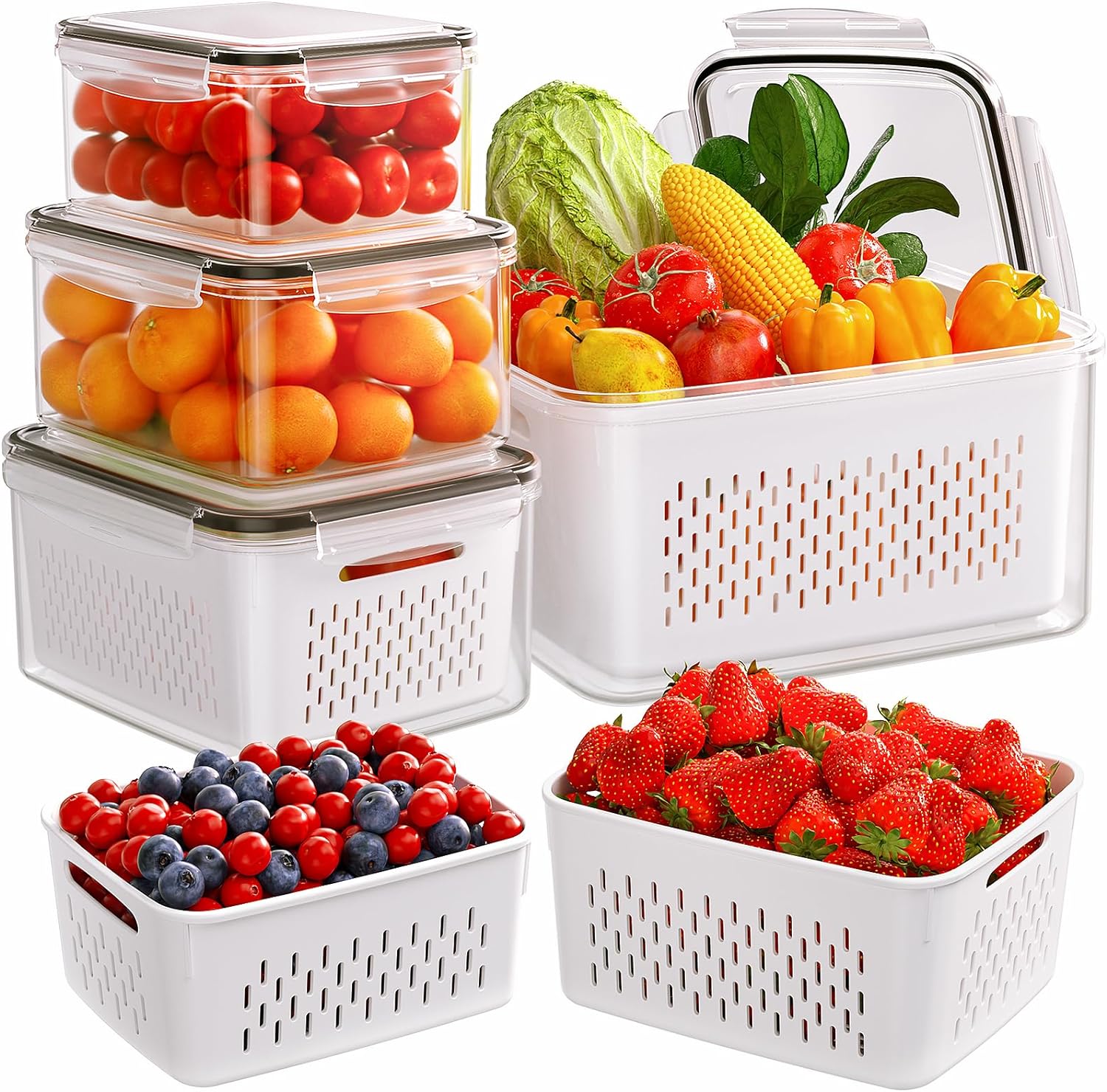 4/5/6/8Pcs Airtight Food Stora - огляд і ціна Meal Prep Oven Safe Containers