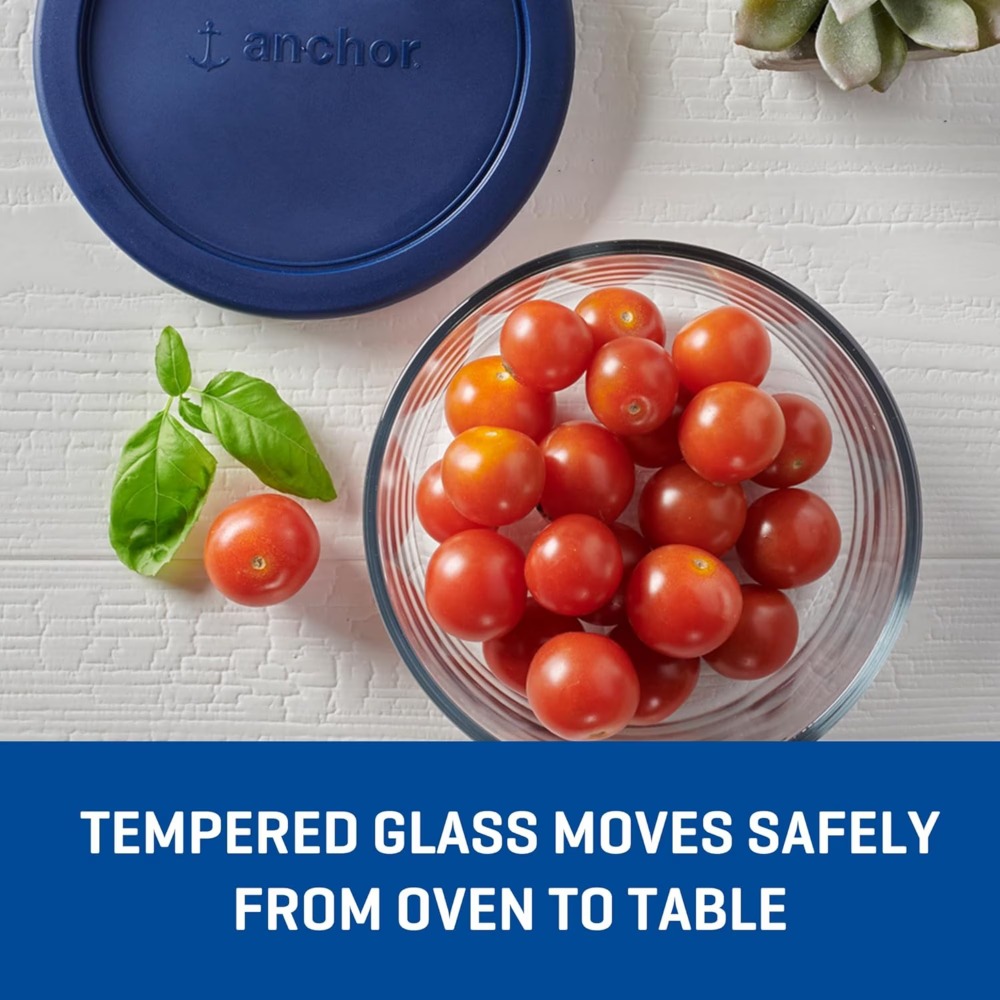 2 Pack Round Glass Food Storag - огляд і ціна Meal Prep Oven Safe Containers