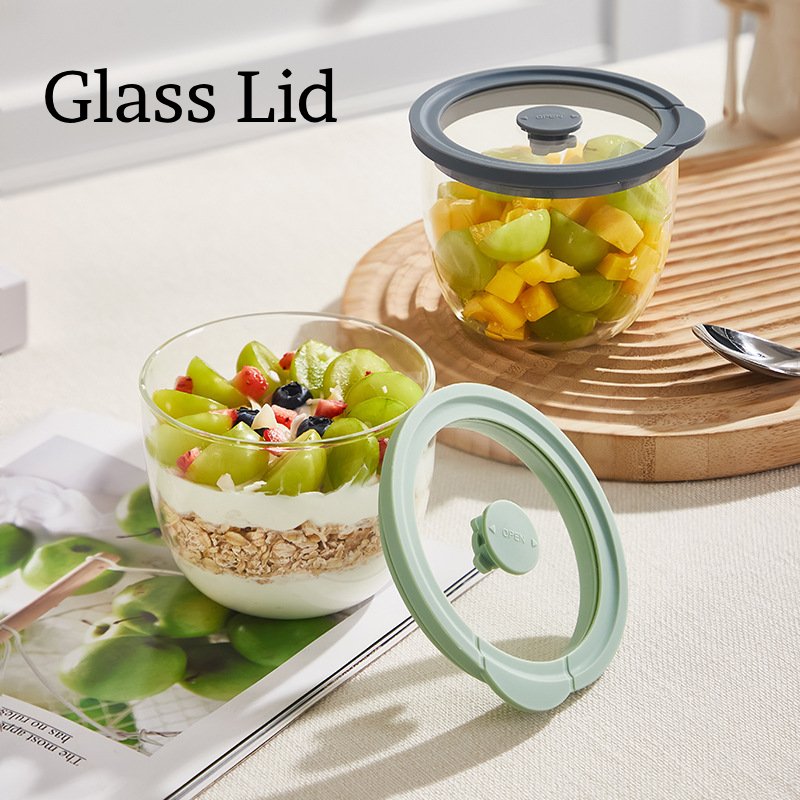 Glass Overnight Oats Container - огляд і ціна Meal Prep Yogurt Parfait