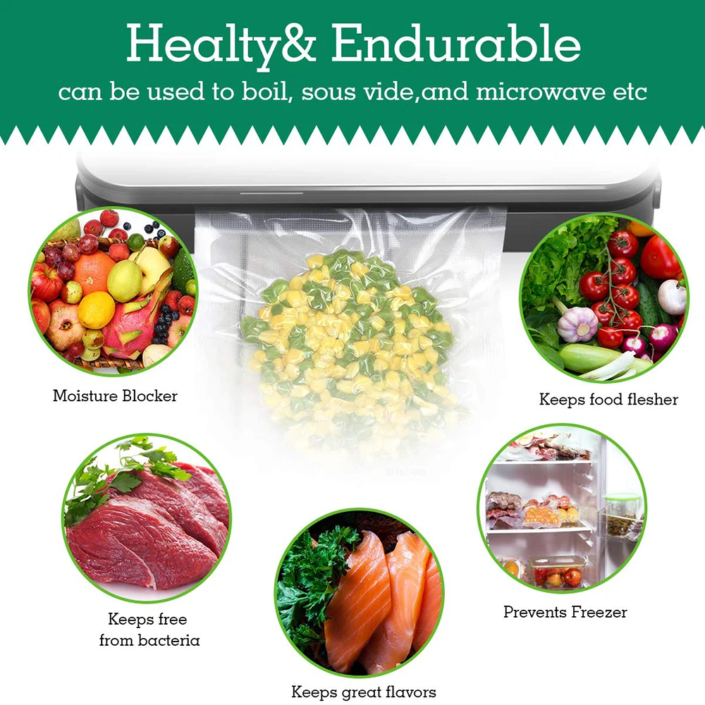 Sous Vide Roll Bags for Vacuum - огляд і ціна Meal Prep Vacuum Seal