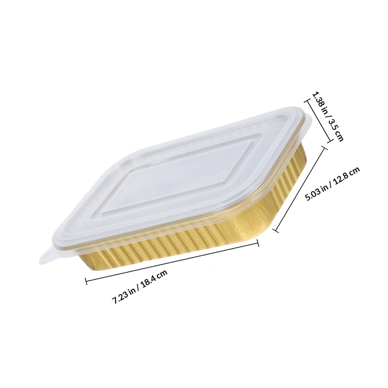 20Pcs Aluminum Foil Rectangula - огляд і ціна Meal Prep Oven Safe Containers